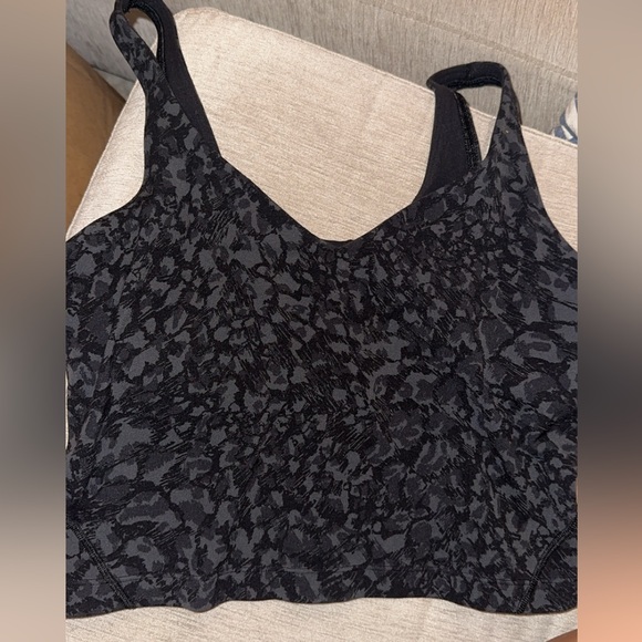 Lululemon Align Black and Gray Top - Picture 1 of 3